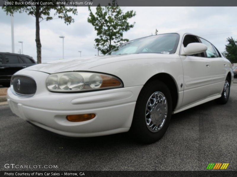 White / Medium Gray 2002 Buick LeSabre Custom