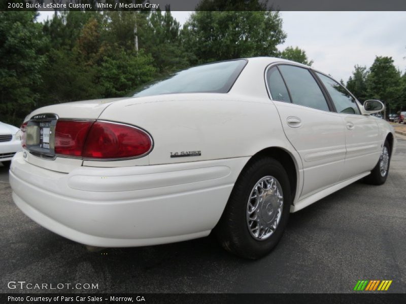 White / Medium Gray 2002 Buick LeSabre Custom