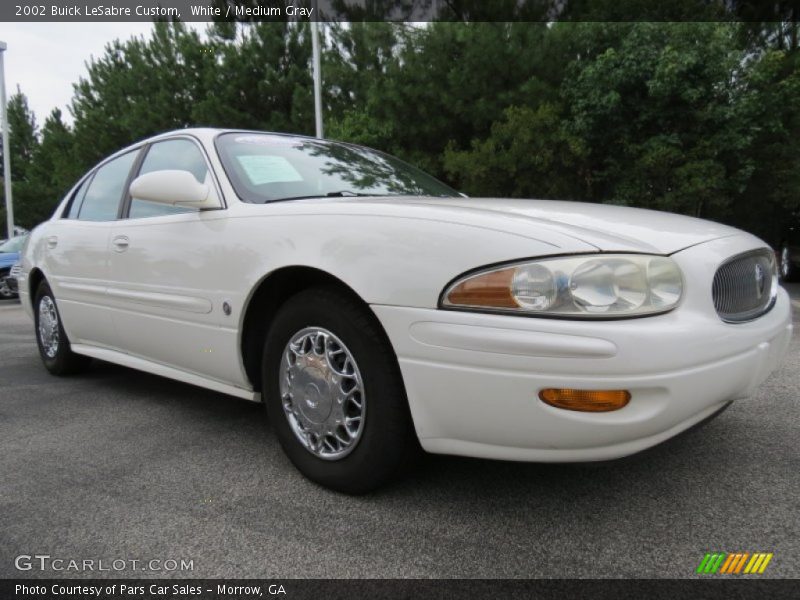 White / Medium Gray 2002 Buick LeSabre Custom
