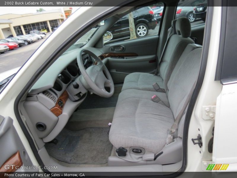 White / Medium Gray 2002 Buick LeSabre Custom