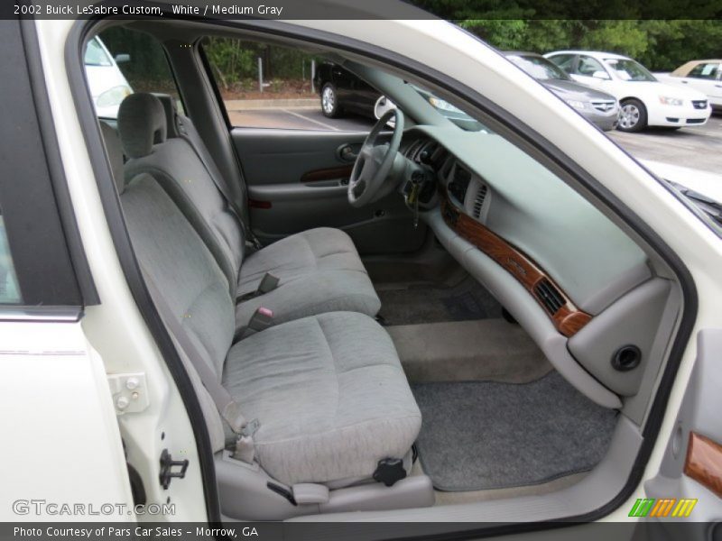 White / Medium Gray 2002 Buick LeSabre Custom