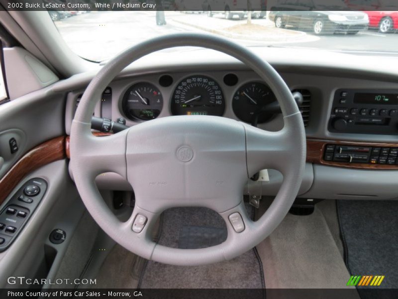 White / Medium Gray 2002 Buick LeSabre Custom
