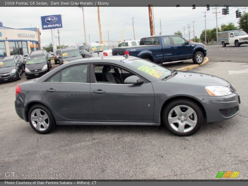 Dark Steel Gray Metallic / Ebony 2009 Pontiac G6 Sedan