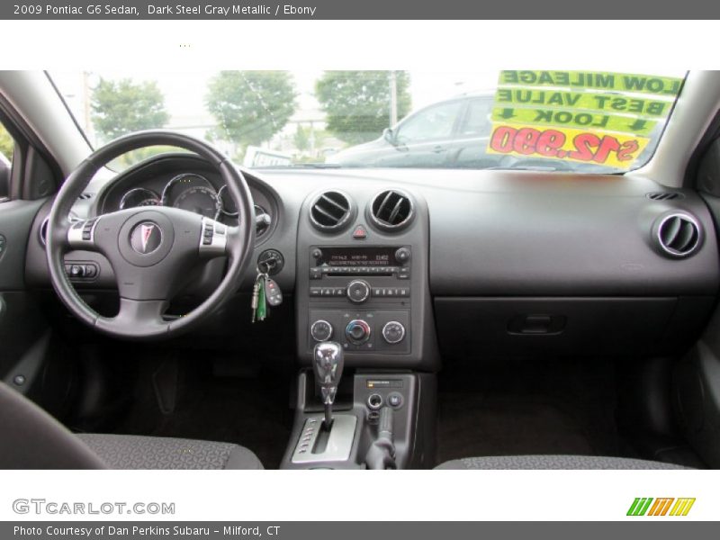 Dark Steel Gray Metallic / Ebony 2009 Pontiac G6 Sedan