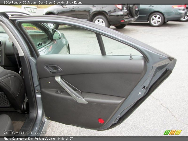Dark Steel Gray Metallic / Ebony 2009 Pontiac G6 Sedan