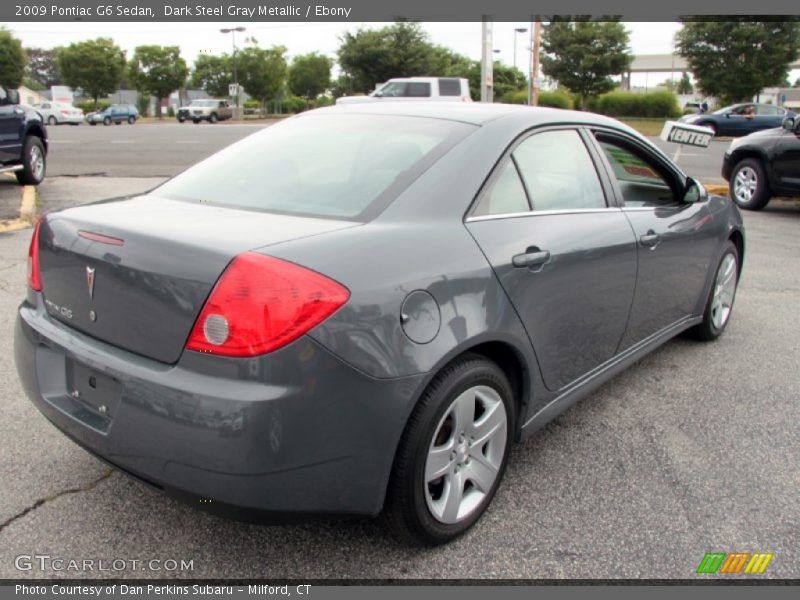Dark Steel Gray Metallic / Ebony 2009 Pontiac G6 Sedan