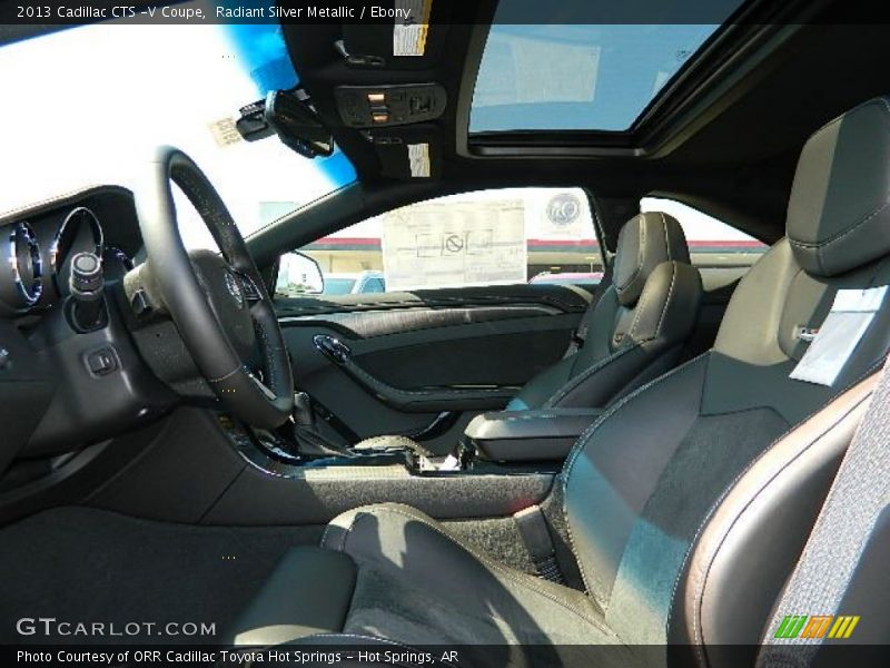 Front Seat of 2013 CTS -V Coupe