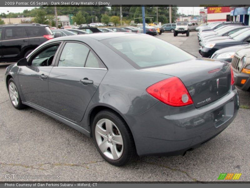 Dark Steel Gray Metallic / Ebony 2009 Pontiac G6 Sedan