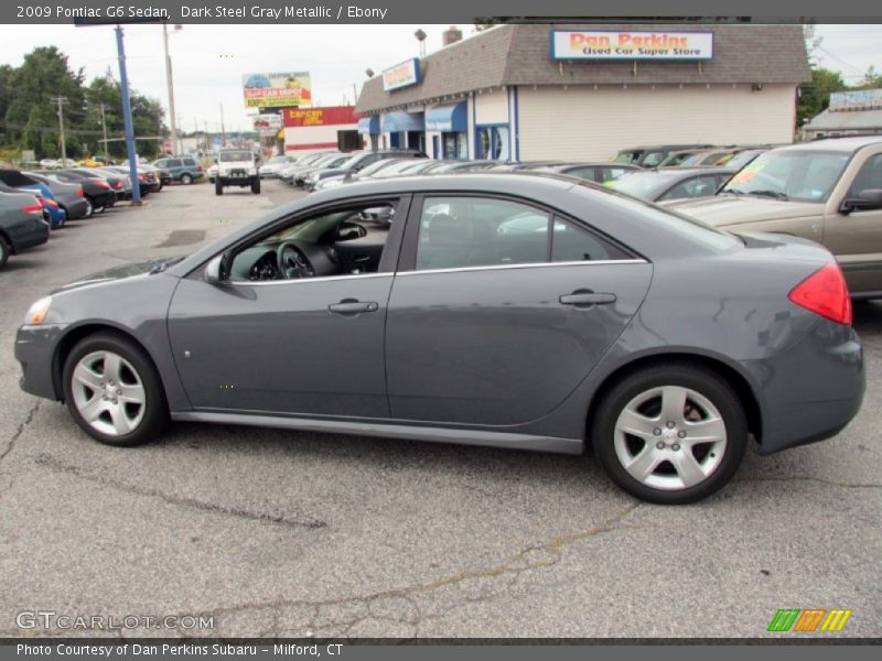 Dark Steel Gray Metallic / Ebony 2009 Pontiac G6 Sedan