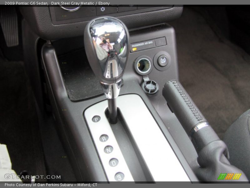 Dark Steel Gray Metallic / Ebony 2009 Pontiac G6 Sedan