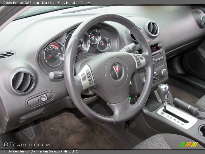 Dark Steel Gray Metallic / Ebony 2009 Pontiac G6 Sedan
