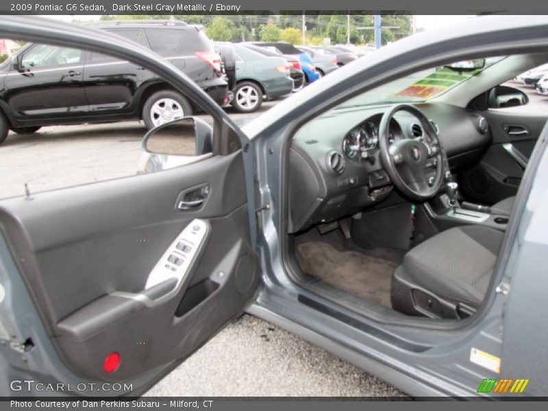 Dark Steel Gray Metallic / Ebony 2009 Pontiac G6 Sedan