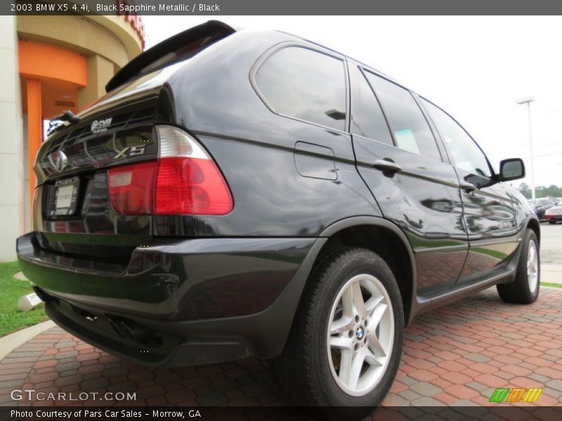 Black Sapphire Metallic / Black 2003 BMW X5 4.4i