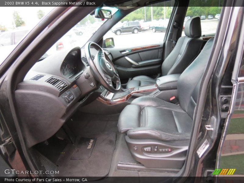 Black Sapphire Metallic / Black 2003 BMW X5 4.4i