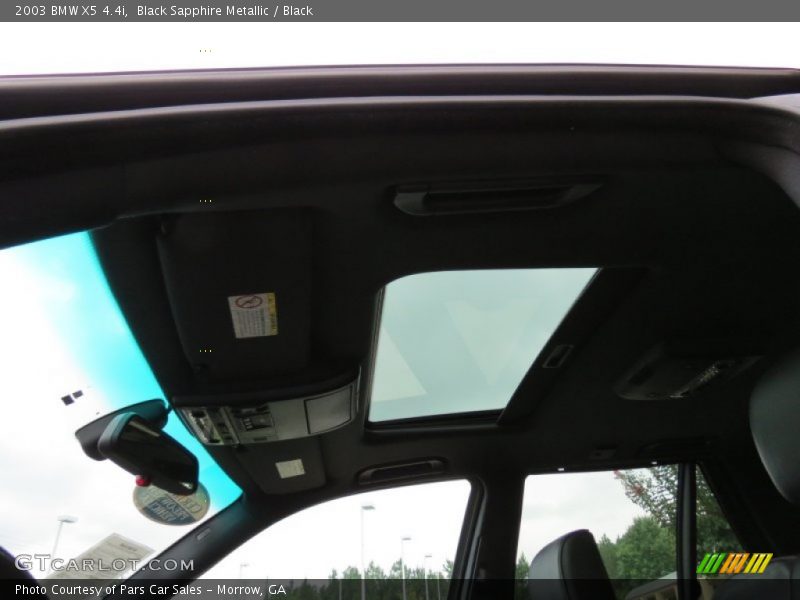 Black Sapphire Metallic / Black 2003 BMW X5 4.4i