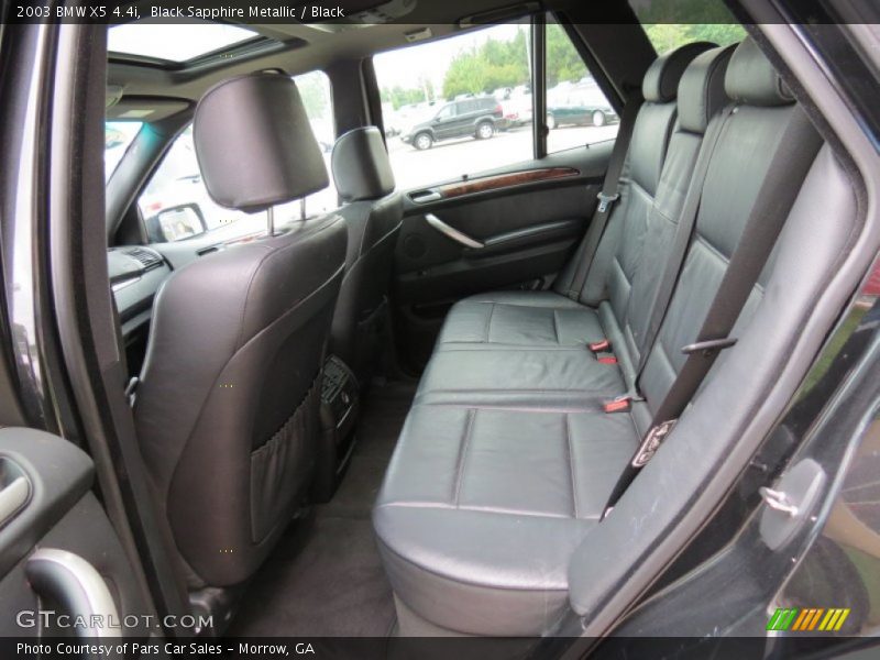 Black Sapphire Metallic / Black 2003 BMW X5 4.4i