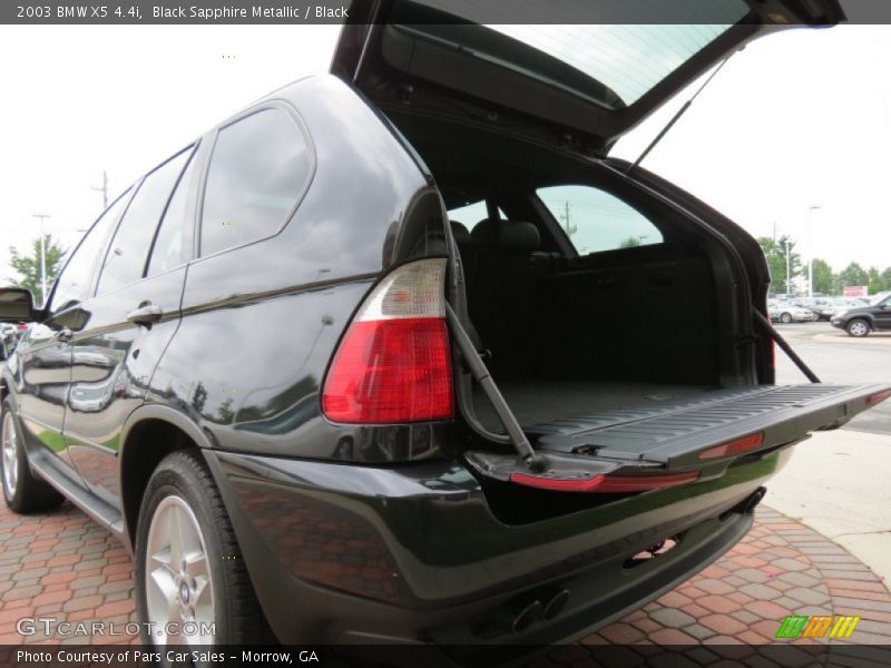 Black Sapphire Metallic / Black 2003 BMW X5 4.4i