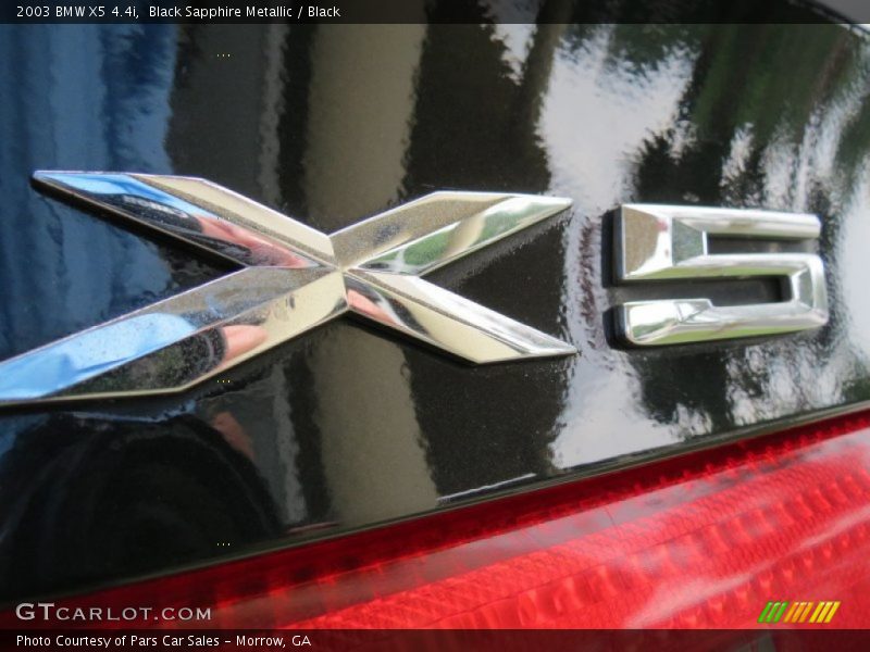 Black Sapphire Metallic / Black 2003 BMW X5 4.4i