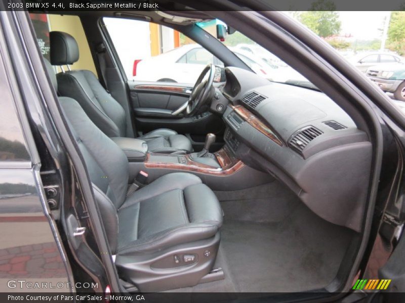 Black Sapphire Metallic / Black 2003 BMW X5 4.4i
