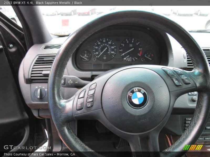 Black Sapphire Metallic / Black 2003 BMW X5 4.4i