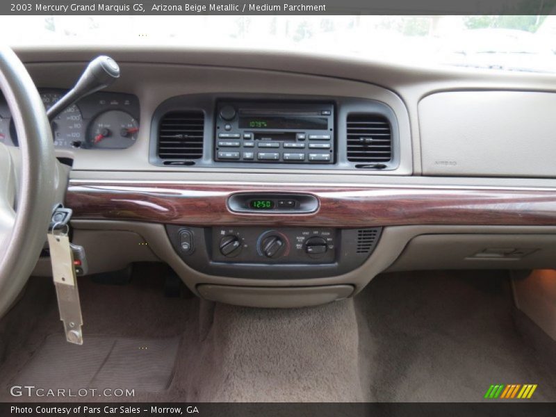 Arizona Beige Metallic / Medium Parchment 2003 Mercury Grand Marquis GS