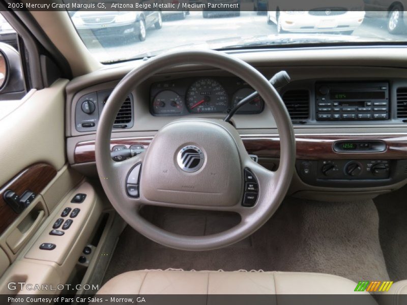Arizona Beige Metallic / Medium Parchment 2003 Mercury Grand Marquis GS