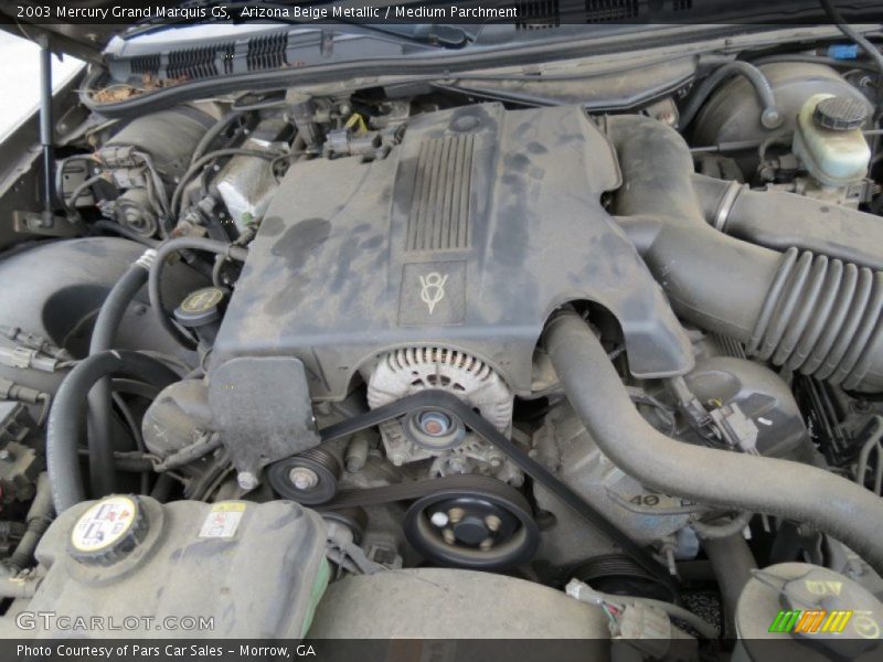 Arizona Beige Metallic / Medium Parchment 2003 Mercury Grand Marquis GS