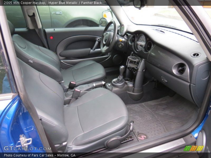 Hyper Blue Metallic / Panther Black 2005 Mini Cooper Hardtop