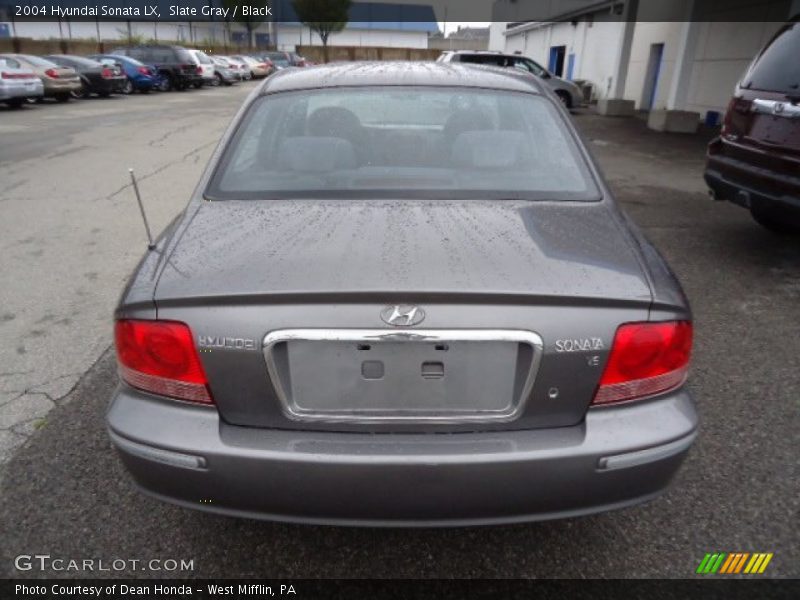 Slate Gray / Black 2004 Hyundai Sonata LX