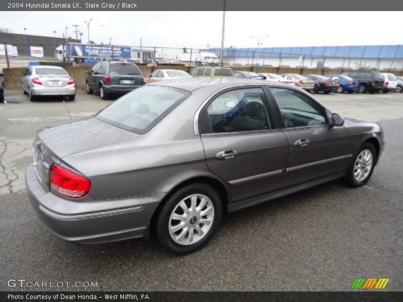 Slate Gray / Black 2004 Hyundai Sonata LX