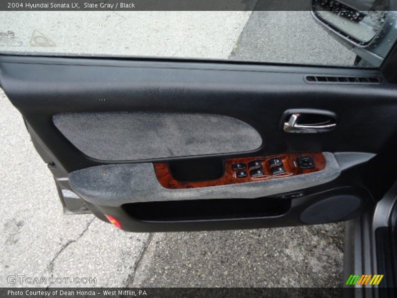 Slate Gray / Black 2004 Hyundai Sonata LX