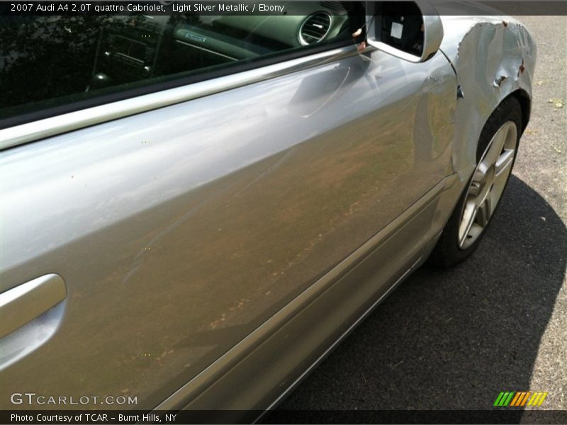 Light Silver Metallic / Ebony 2007 Audi A4 2.0T quattro Cabriolet