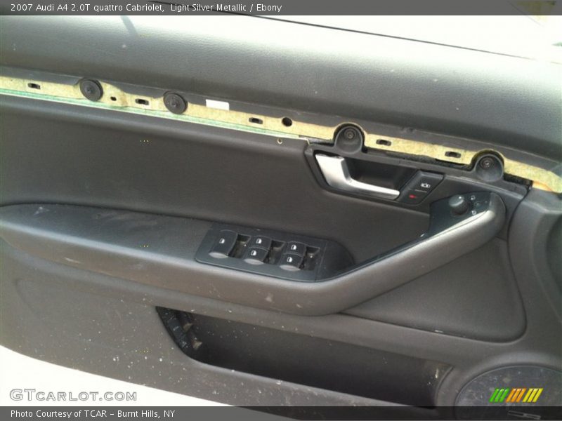 Light Silver Metallic / Ebony 2007 Audi A4 2.0T quattro Cabriolet