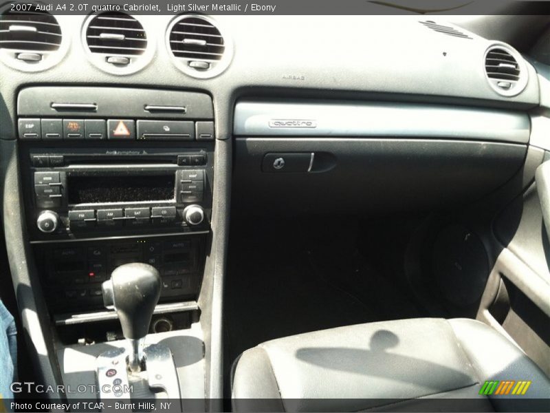 Light Silver Metallic / Ebony 2007 Audi A4 2.0T quattro Cabriolet