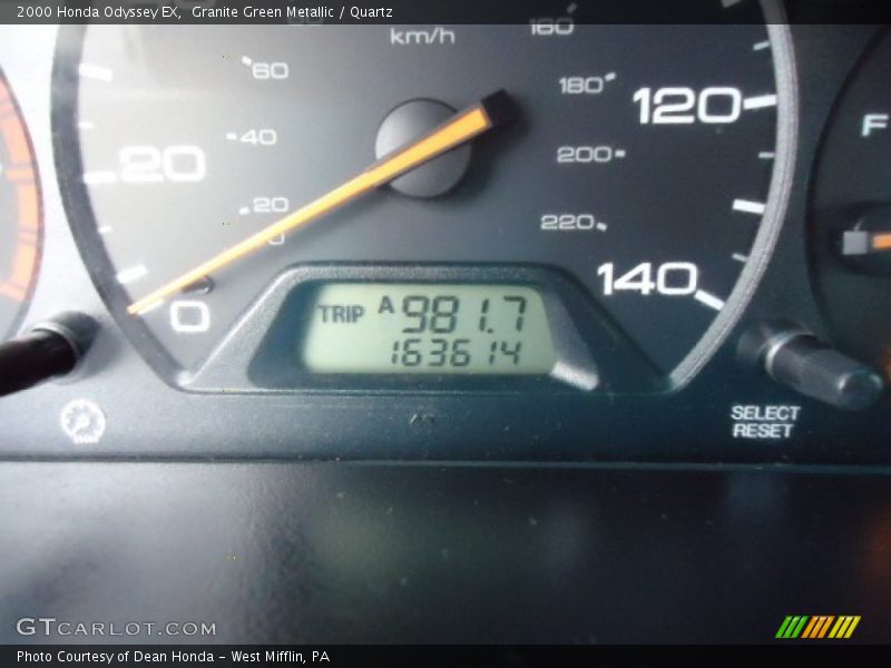 Granite Green Metallic / Quartz 2000 Honda Odyssey EX