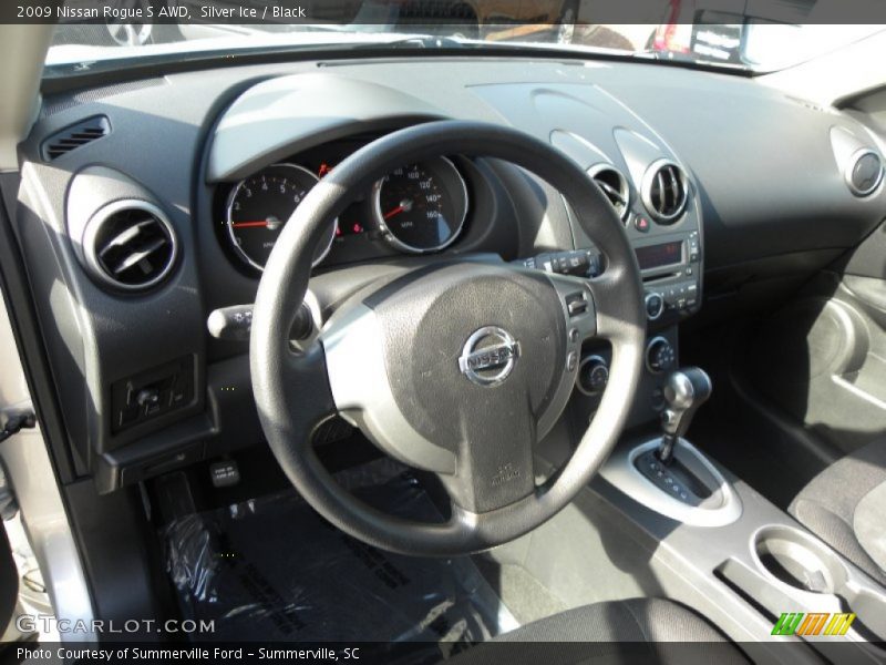 Silver Ice / Black 2009 Nissan Rogue S AWD