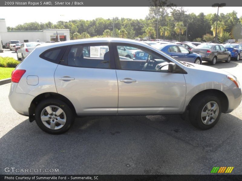 Silver Ice / Black 2009 Nissan Rogue S AWD