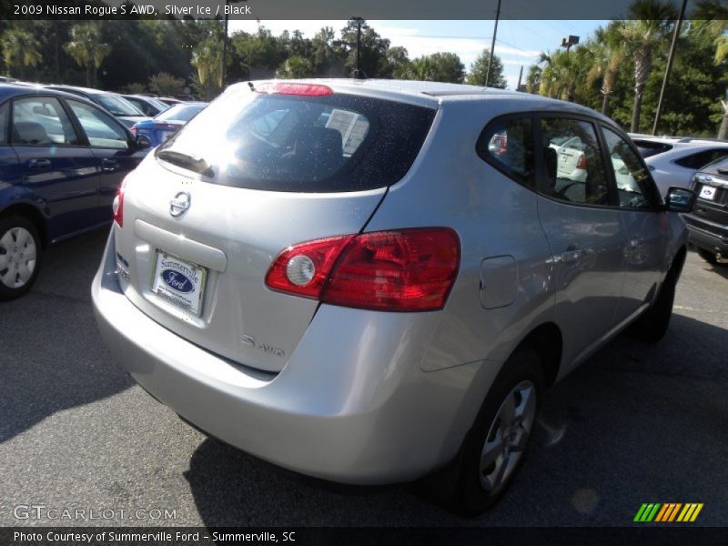 Silver Ice / Black 2009 Nissan Rogue S AWD