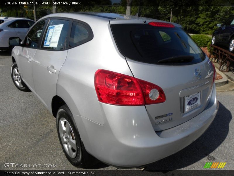 Silver Ice / Black 2009 Nissan Rogue S AWD