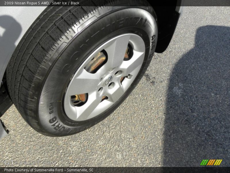 Silver Ice / Black 2009 Nissan Rogue S AWD