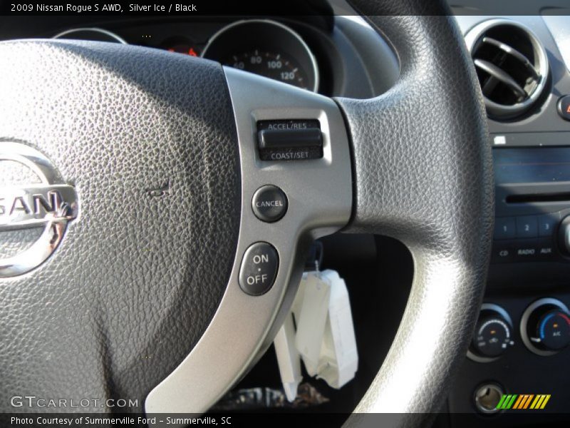 Silver Ice / Black 2009 Nissan Rogue S AWD