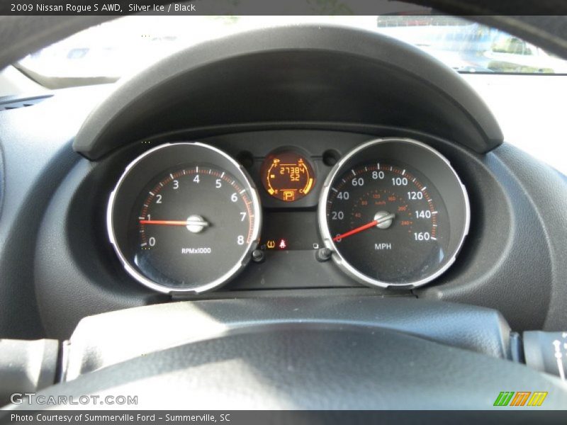 Silver Ice / Black 2009 Nissan Rogue S AWD
