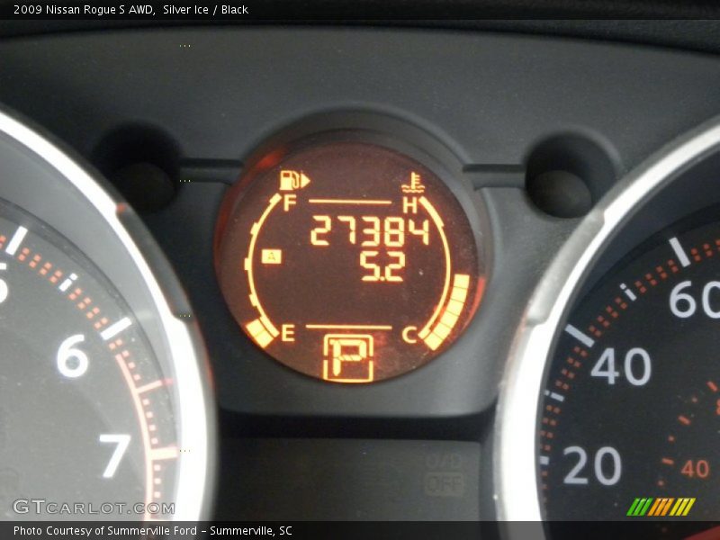 Silver Ice / Black 2009 Nissan Rogue S AWD