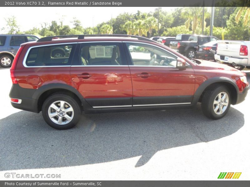Flamenco Red Metallic / Sandstone Beige 2012 Volvo XC70 3.2