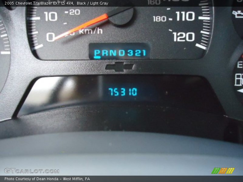 Black / Light Gray 2005 Chevrolet TrailBlazer EXT LS 4x4