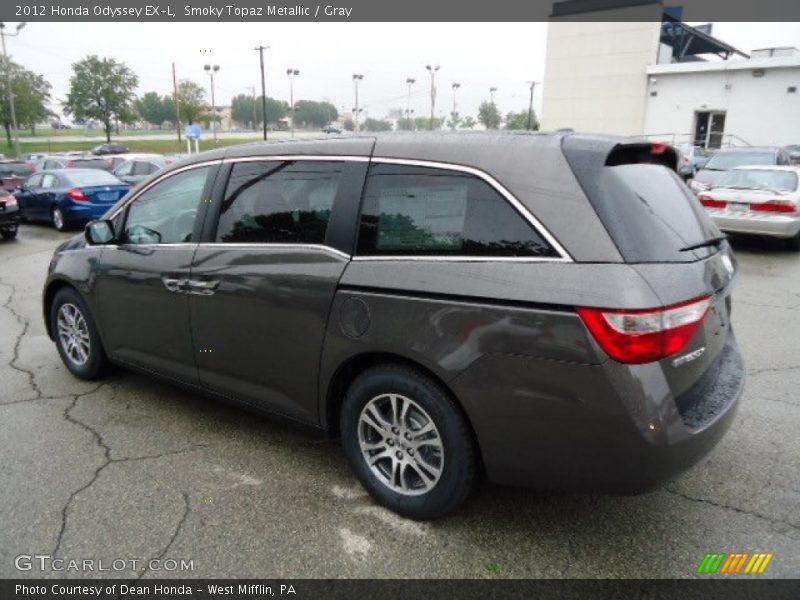 Smoky Topaz Metallic / Gray 2012 Honda Odyssey EX-L