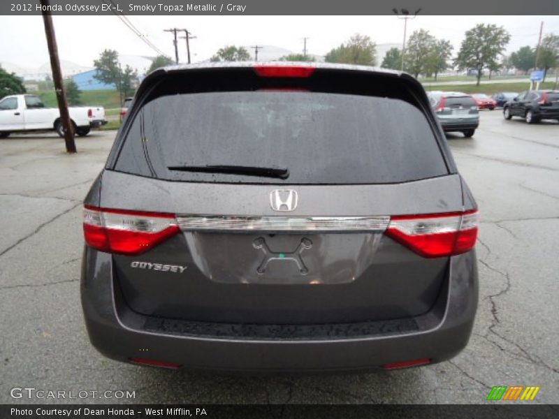 Smoky Topaz Metallic / Gray 2012 Honda Odyssey EX-L