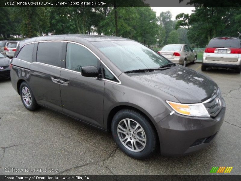 Smoky Topaz Metallic / Gray 2012 Honda Odyssey EX-L