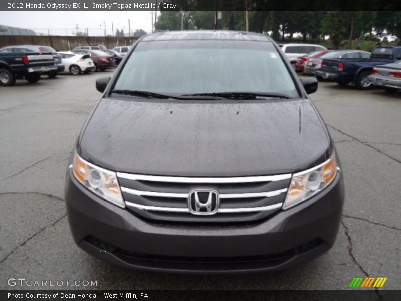 Smoky Topaz Metallic / Gray 2012 Honda Odyssey EX-L