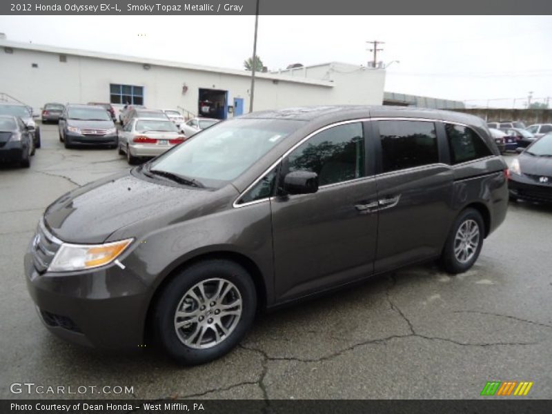 Smoky Topaz Metallic / Gray 2012 Honda Odyssey EX-L